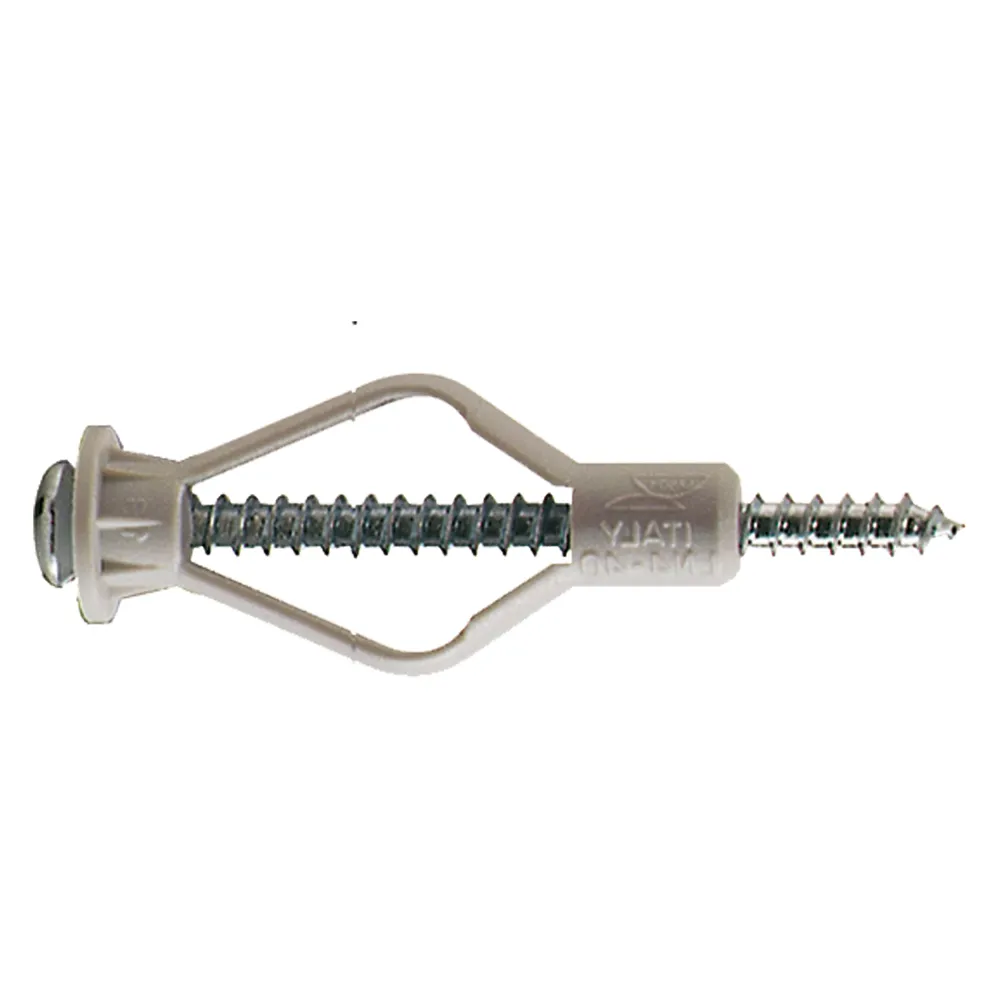 TASSELLO LASTRO NYLON LN4-40/5 mm 8 x 40 - vite 4 x 55 TASSELLO LASTRO NYLON LN4-40/5 mm 8 x 40 - vite 4 x 55
