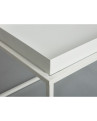 TAVOLINO METALLO 80X45X45 CM BIANCO