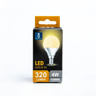 LED G45 E14 4W (4W,E14,3000K)