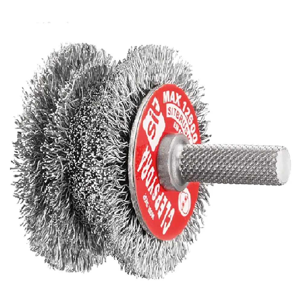 SPAZZOLA CIRCOLARE PER TRAPANO 'CLEPSYDRA' Clepsydra - ø mm 40/60 SPAZZOLA CIRCOLARE PER TRAPANO 'CLEPSYDRA' Clepsydra - ø mm 40/60