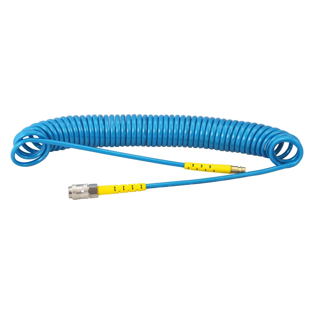 TUBO A SPIRALE IN POLIURETANO RACCORDATO 8 x 5 - mt 8 TUBO A SPIRALE IN POLIURETANO RACCORDATO 8 x 5 - mt 8