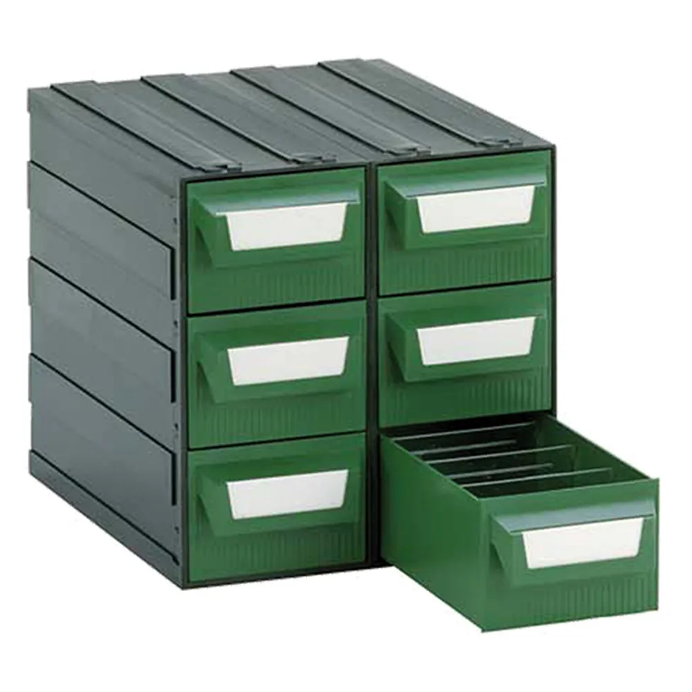 CASSETTIERA MODELLO 'L' cm 22 x 26 x 23 - colore verde CASSETTIERA MODELLO 'L' cm 22 x 26 x 23 - colore verde