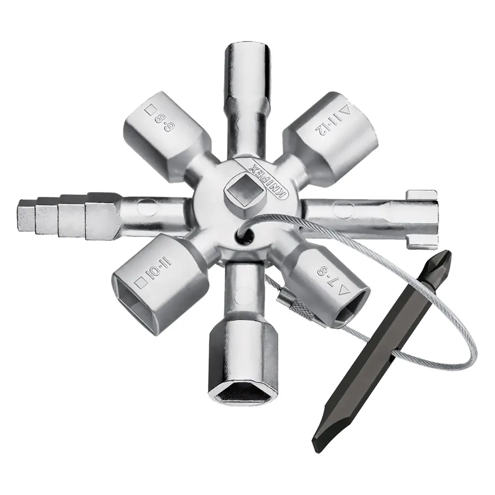 CHIAVE A CROCE PER CASSETTE/ARMADI tipo universale - 10 profili CHIAVE A CROCE PER CASSETTE/ARMADI tipo universale - 10 profili
