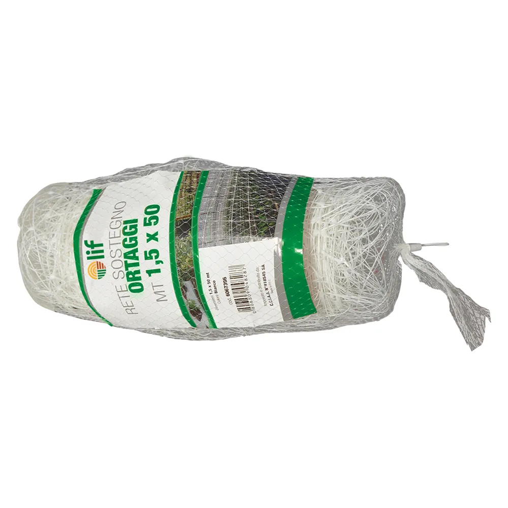 RETE DI SOSTEGNO PER ORTAGGI mt 2 x 50 RETE DI SOSTEGNO PER ORTAGGI mt 2 x 50