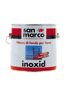 INOXID COLORE GRIGIO - PITTURA DI FONDO ANTICORROSIVO PER METALLO - SAN MARCO (A scelta)