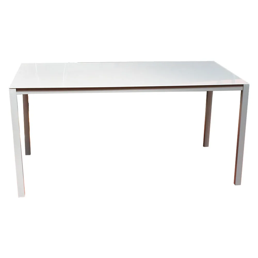 TAVOLO ACCIAIO 'ALBIO' cm. 150 x 80 x h.74 TAVOLO ACCIAIO 'ALBIO' cm. 150 x 80 x h.74