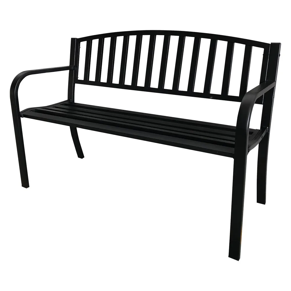 PANCHINA 'LASIN' cm. 119 x 50 x h.75 - nera PANCHINA 'LASIN' cm. 119 x 50 x h.75 - nera
