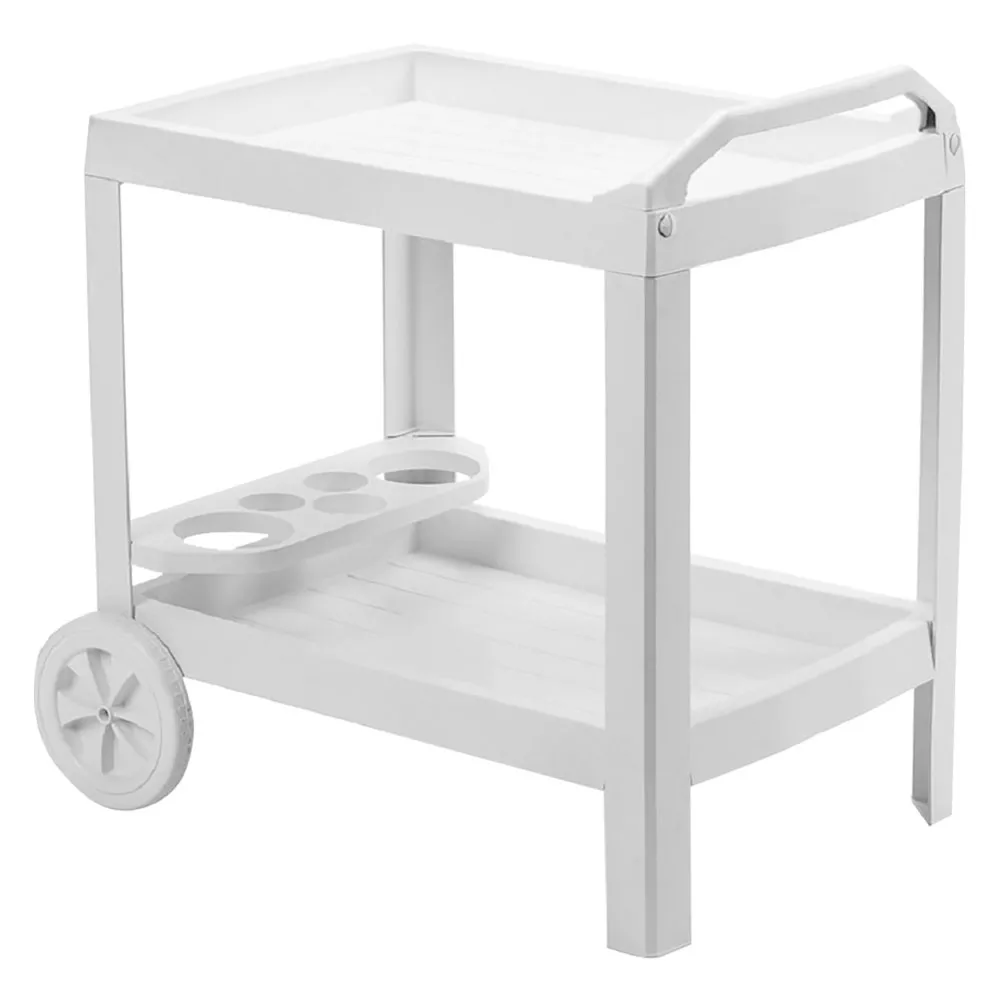 CARRELLO PORTAVIVANDE IN PLASTICA 'ASTRO' Bianco CARRELLO PORTAVIVANDE IN PLASTICA 'ASTRO' Bianco