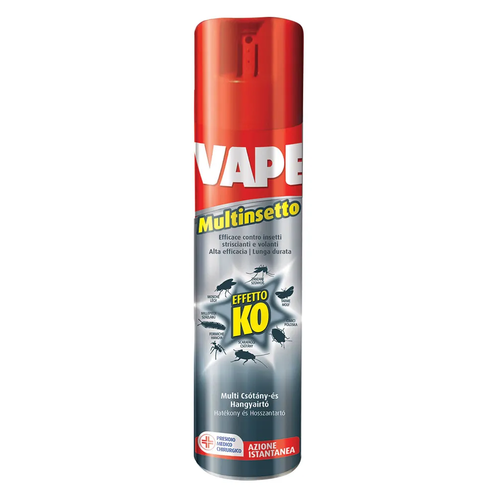INSETTICIDA MULTINSETTO SPRAY 'EFFETTO KO' ml 400 INSETTICIDA MULTINSETTO SPRAY 'EFFETTO KO' ml 400