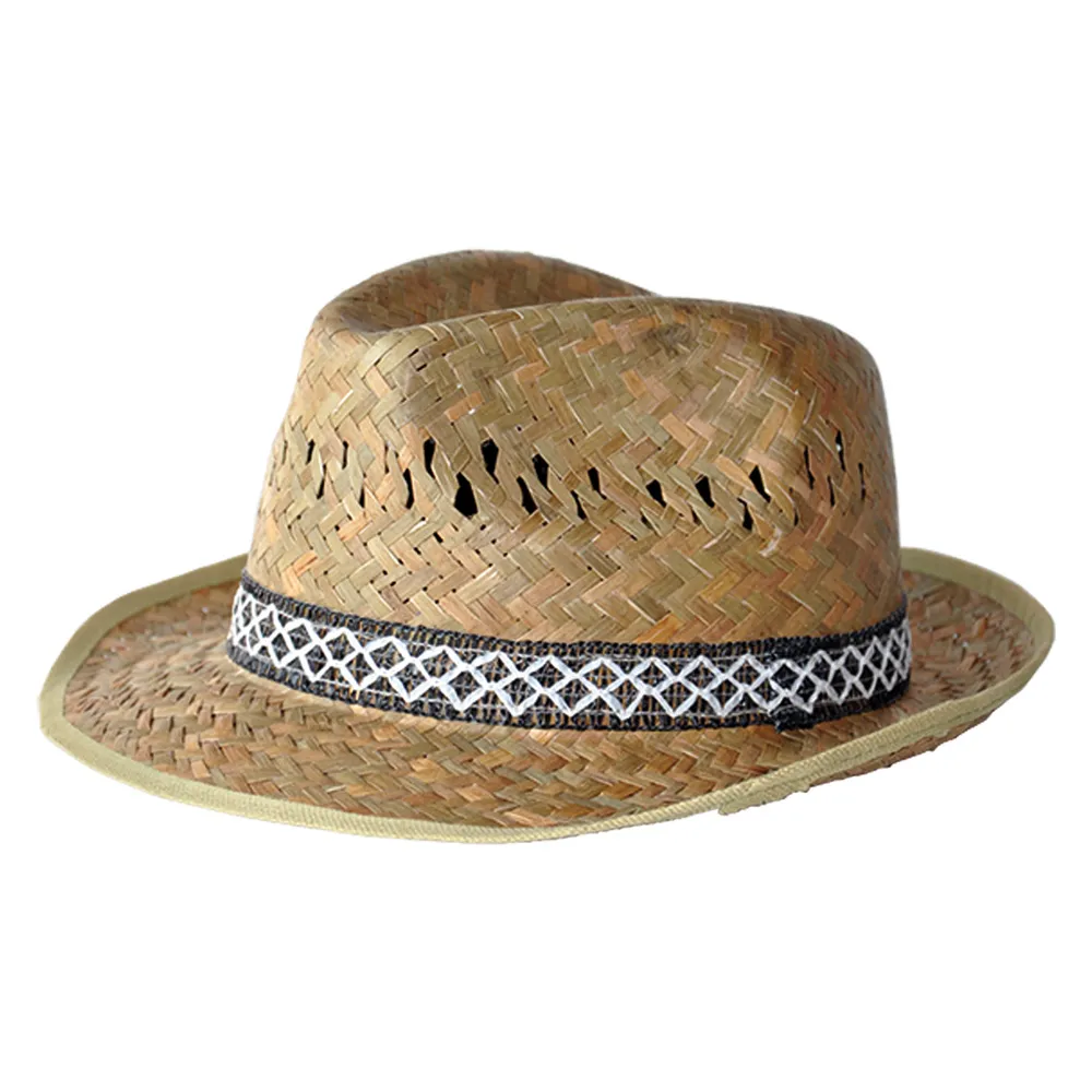 CAPPELLO IN PAGLIA 'ALPINO' 12 pz a taglie miste 56-58-60 CAPPELLO IN PAGLIA 'ALPINO' 12 pz a taglie miste 56-58-60