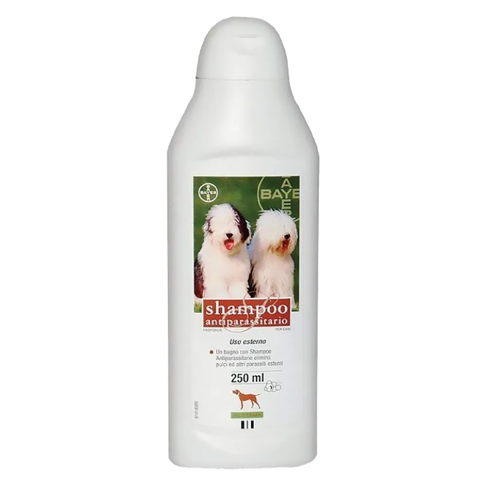 SHAMPOO ANTIPARASSITARIO PER CANI 250 ml SHAMPOO ANTIPARASSITARIO PER CANI 250 ml