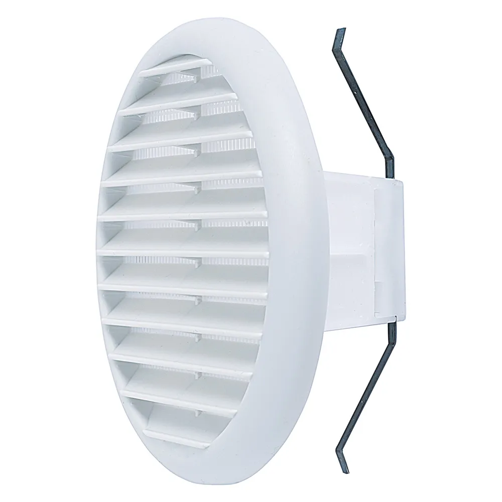 GRIGLIA AERAZIONE CON MOLLA RECLINABILE 90° ø 18 cm - foro 12 GRIGLIA AERAZIONE CON MOLLA RECLINABILE 90° ø 18 cm - foro 12