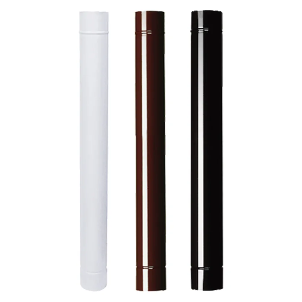 TUBO SMALTATO PER STUFE cm 100 ø 8 bianco