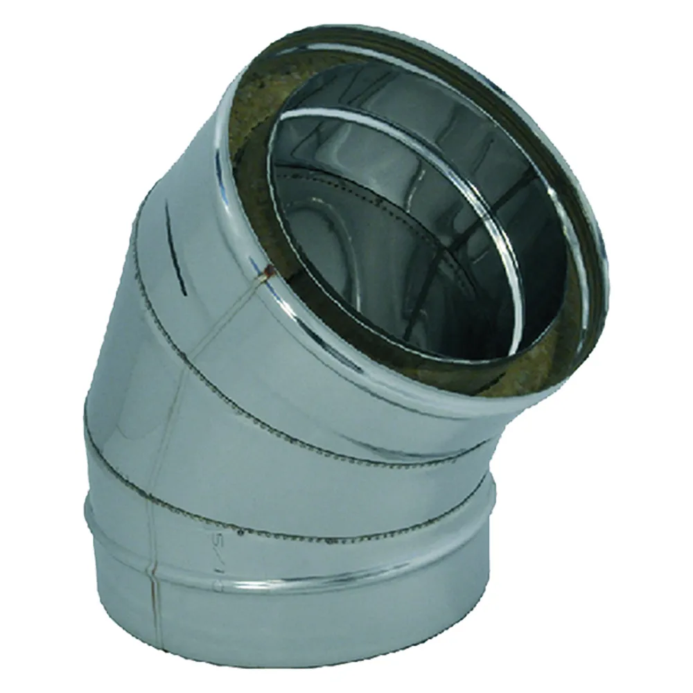 GOMITO DOPPIA PARETE A 45° ø cm 20/25 GOMITO DOPPIA PARETE A 45° ø cm 20/25