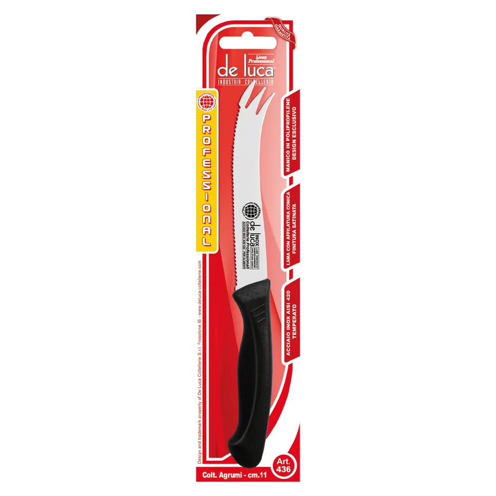 COLTELLO PER AGRUMI SEGHETTATO lama mm 110 COLTELLO PER AGRUMI SEGHETTATO lama mm 110