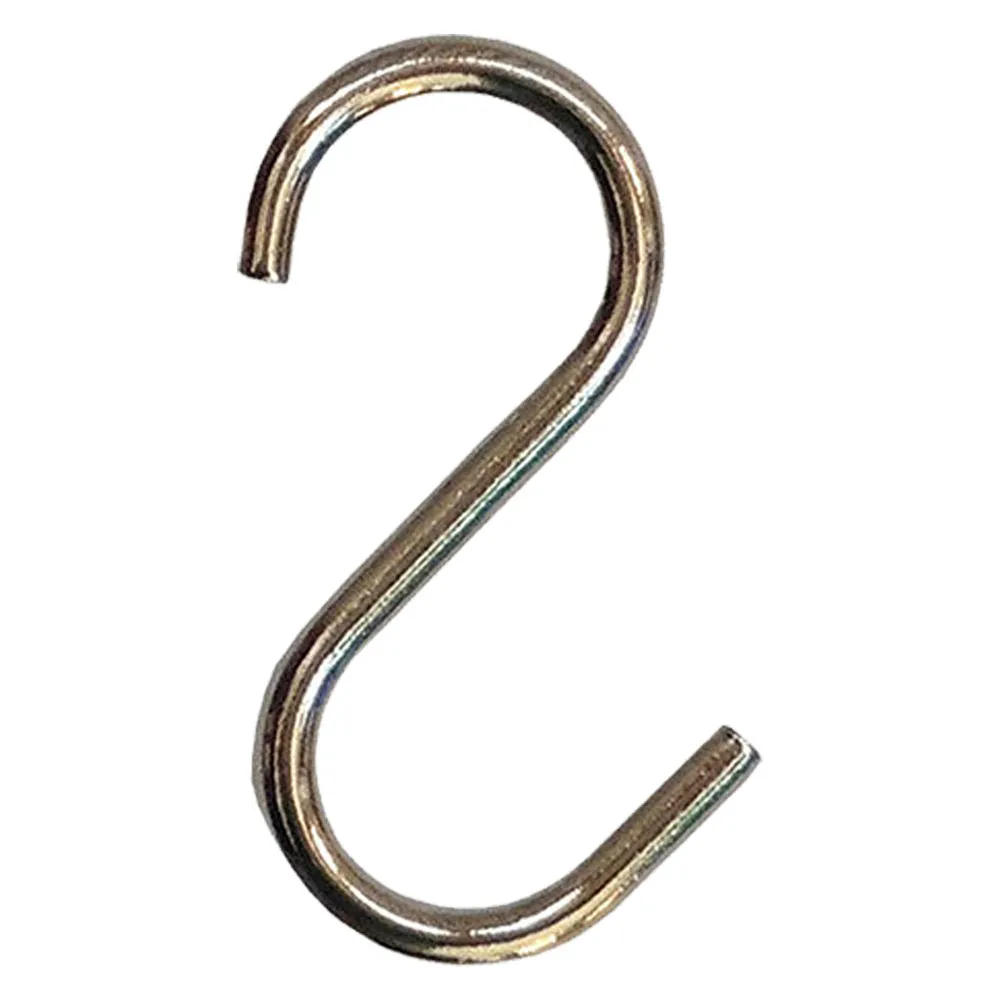 GANCI AD 'S' PER BARRA APPENDIMESTOLI finitura ottonata GANCI AD 'S' PER BARRA APPENDIMESTOLI finitura ottonata