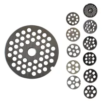 PIASTRA PER TRITACARNE per n.12 - 8 fori da 14 mm.