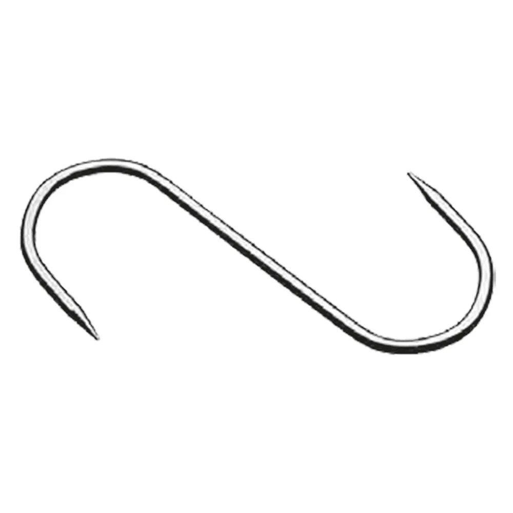 GANCIO FISSO 2 punte - mm. 160 x 6 cf. 10 pz