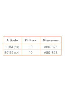 ATTACCAGLIA IN FERRO DX 80-23 ZINCATA