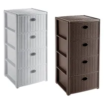 CASSETTIERA 'ELEGANCE' cm 40x40xh80 - bianca