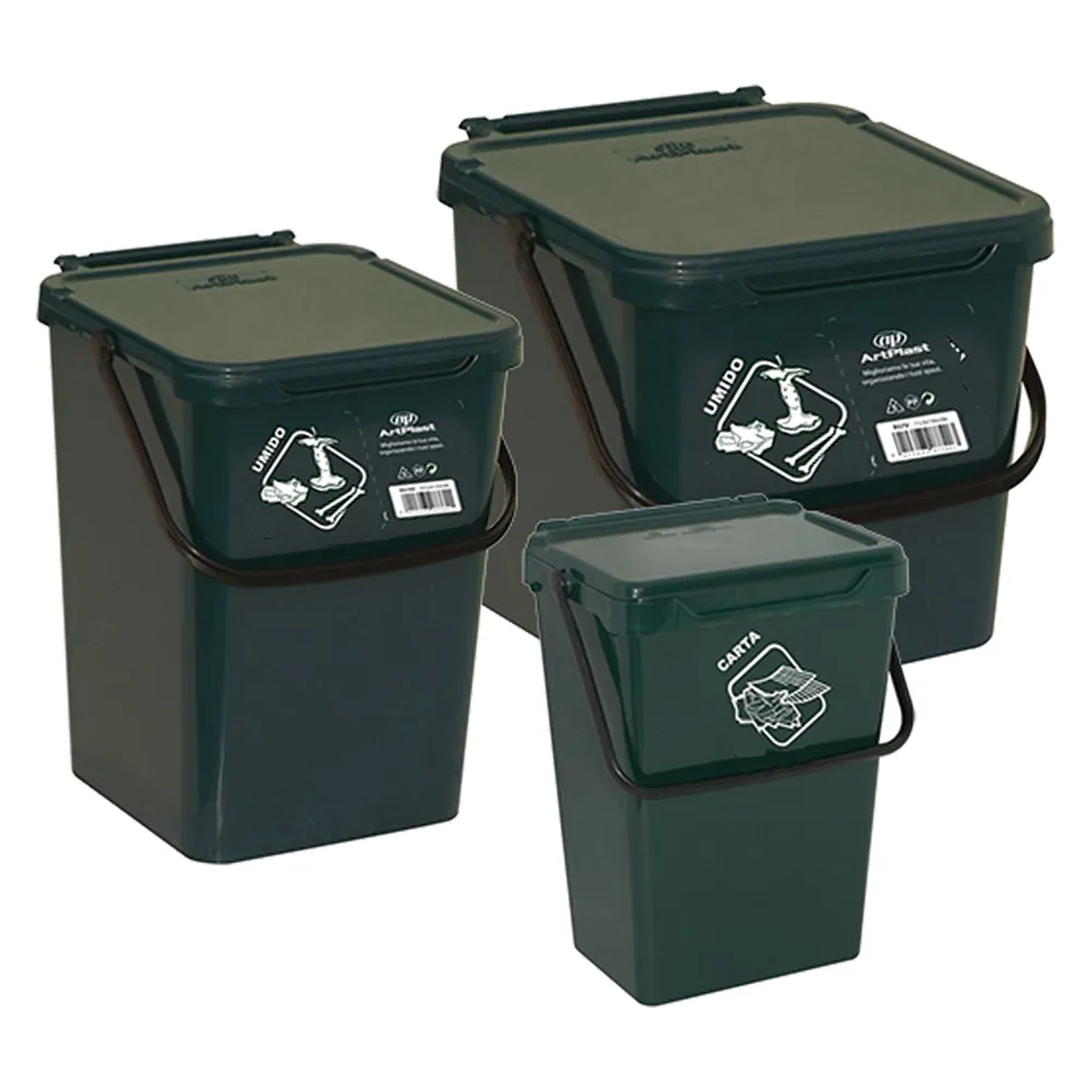 SECCHIO PER RACCOLTA DIFFERENZIATA 35 litri - cm 40 x 31 x 51 SECCHIO PER RACCOLTA DIFFERENZIATA 35 litri - cm 40 x 31 x 51