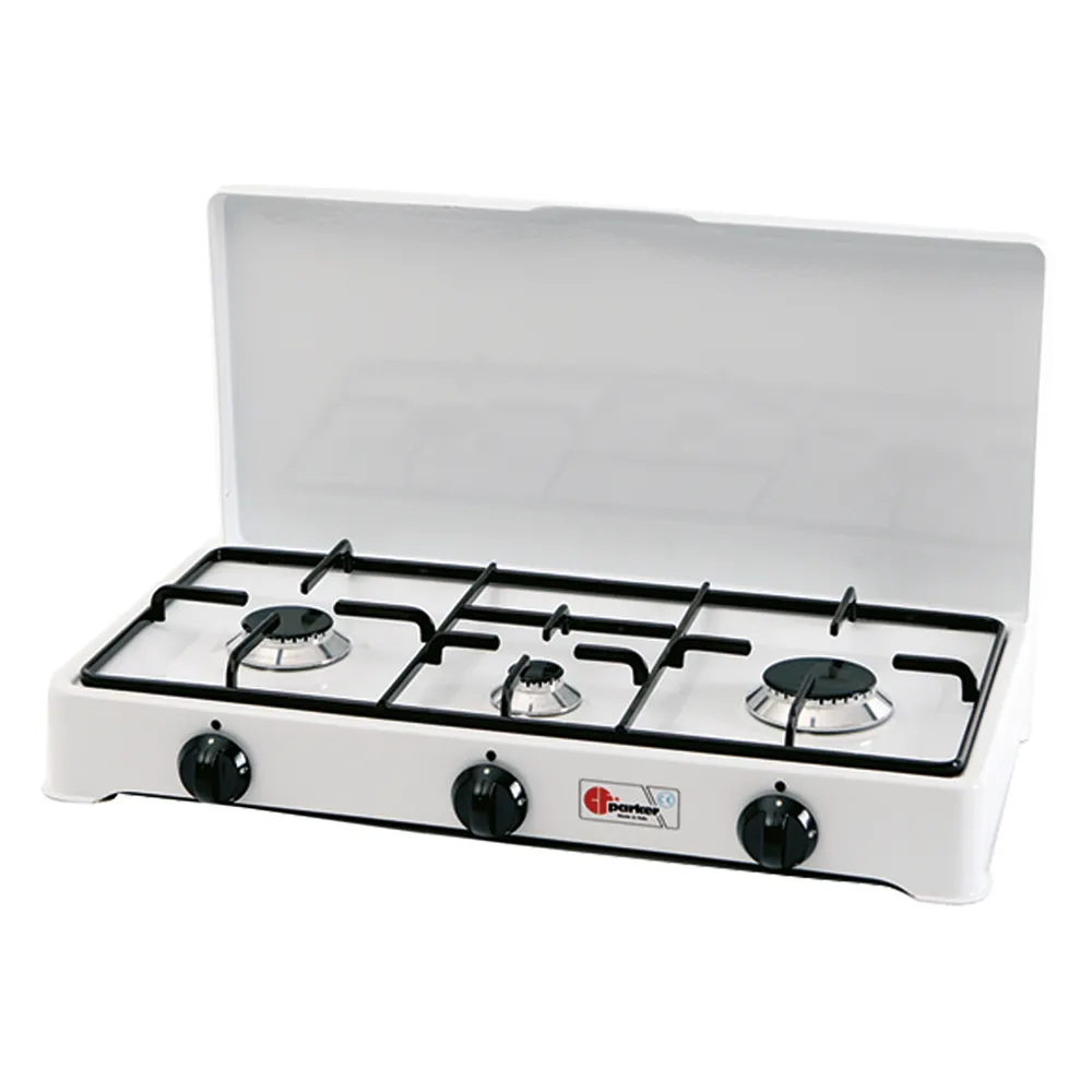 FORNELLO A GAS 3 FUOCHI mod. 5328 CGP - cm 58 x 28 x h 10 FORNELLO A GAS 3 FUOCHI mod. 5328 CGP - cm 58 x 28 x h 10