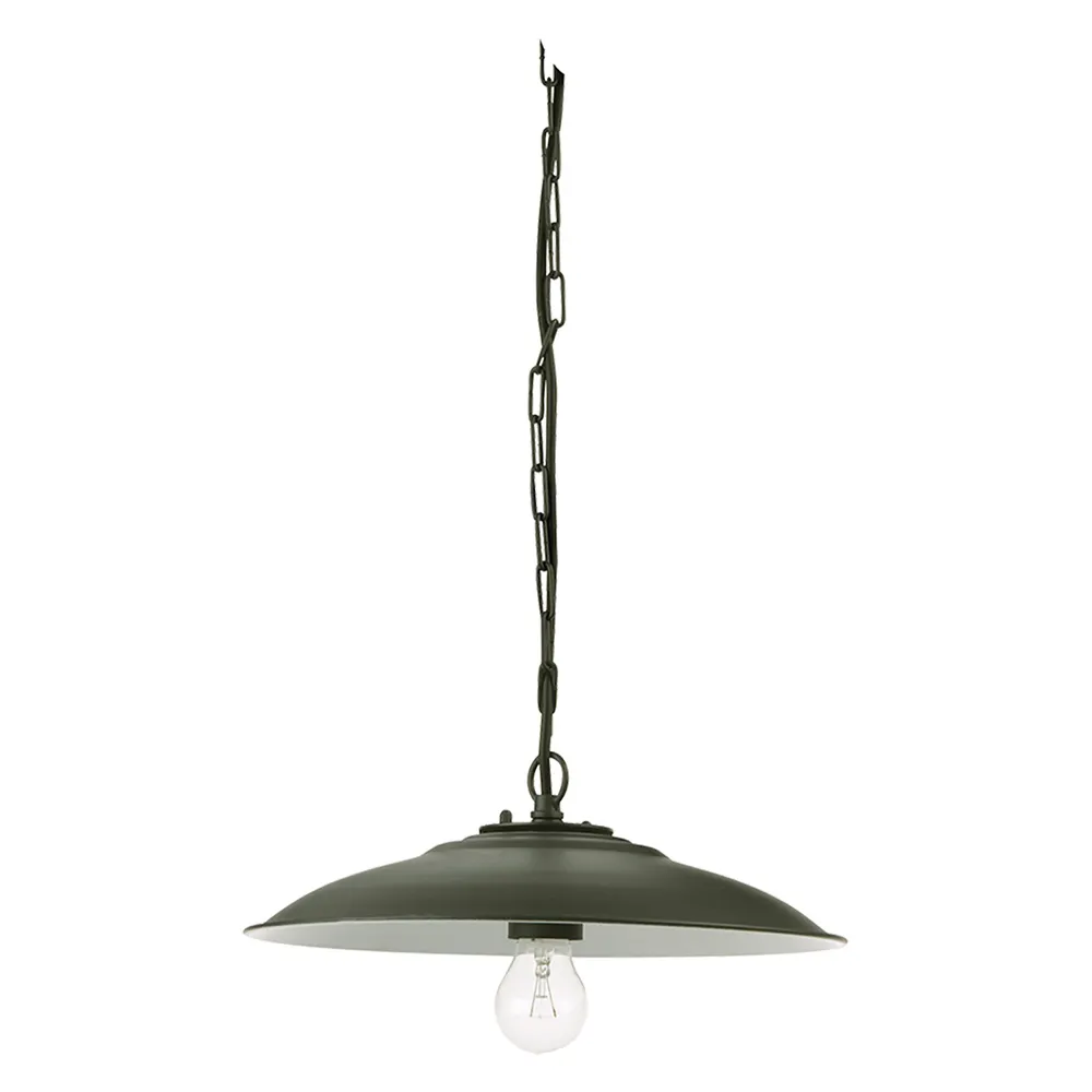 APPLIQUE A SOSPENSIONE CON CATENA 'ANTIQUE' 25 W - cm 30 x 7 x 11 grigio APPLIQUE A SOSPENSIONE CON CATENA 'ANTIQUE' 25 W - cm 30 x 7 x 11 grigio