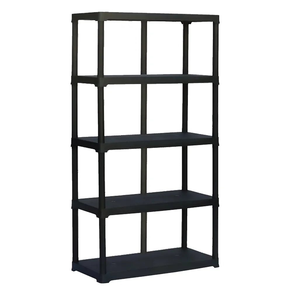 SCAFFALE IN PLASTICA cm 100 x 40 x H 176 - 5 ripiani con rinforzo SCAFFALE IN PLASTICA cm 100 x 40 x H 176 - 5 ripiani con rinforzo