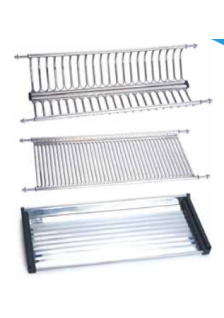 SCOLAPIATTI ACCIAIO INOX 18/10 (Misure disponibili: 56 cm, 66 cm, 76 cm)