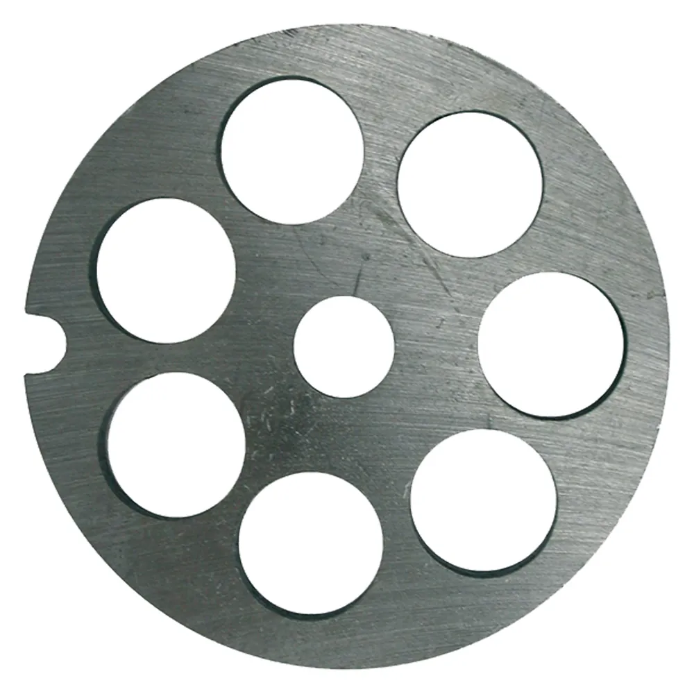 PIASTRA PER TRITACARNE Per n.5 - 6 fori da 12 mm. PIASTRA PER TRITACARNE Per n.5 - 6 fori da 12 mm.