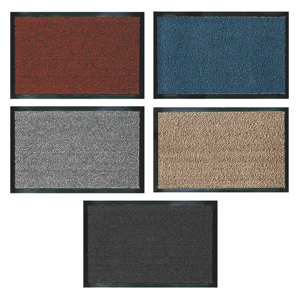 TAPPETO ASCIUGAPASSO 'NEVADA' cm. 90 x 150 - grigio