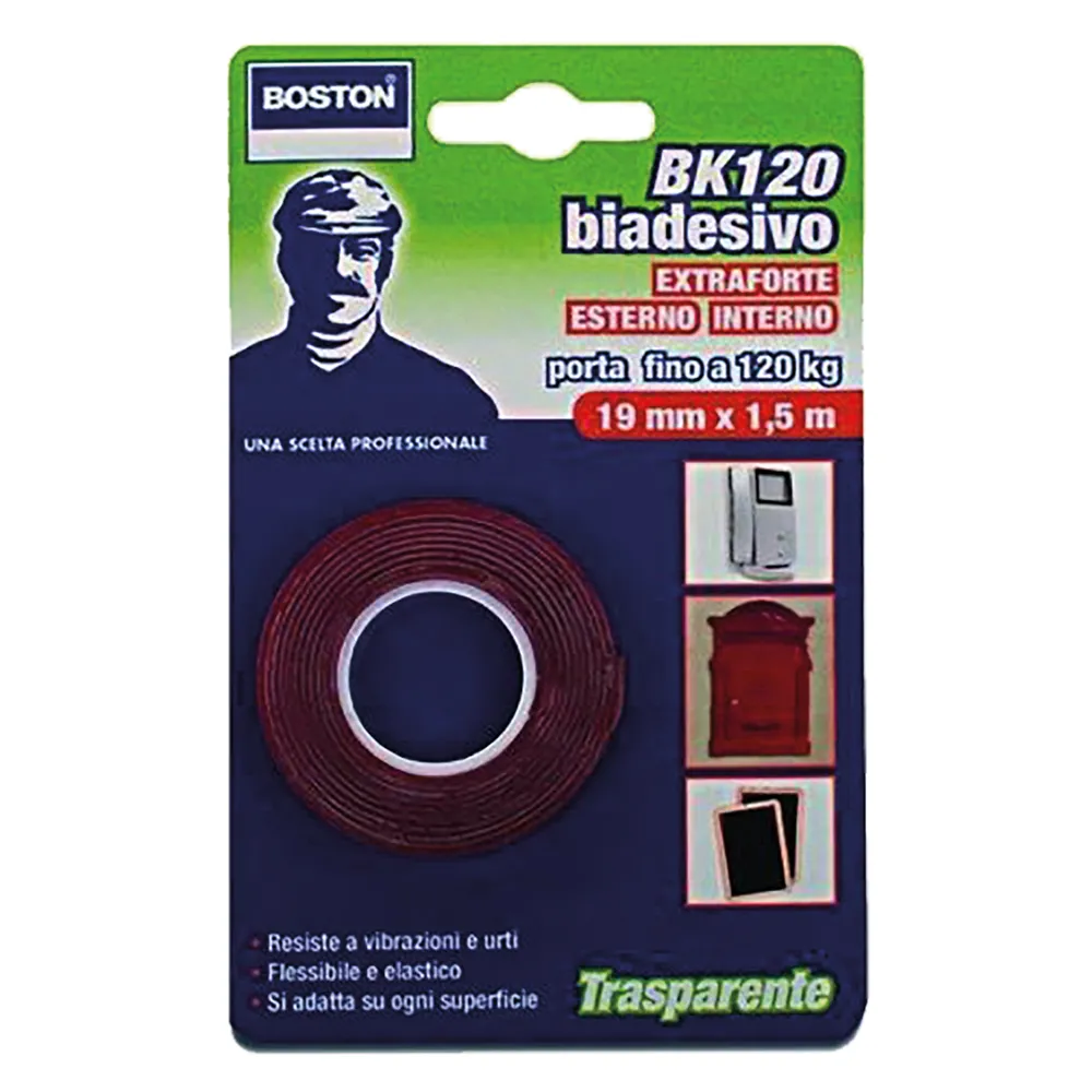 NASTRO BIADESIVO EXTRA FORTE INVISIBILE mm. 19 x 1 NASTRO BIADESIVO EXTRA FORTE INVISIBILE mm. 19 x 1