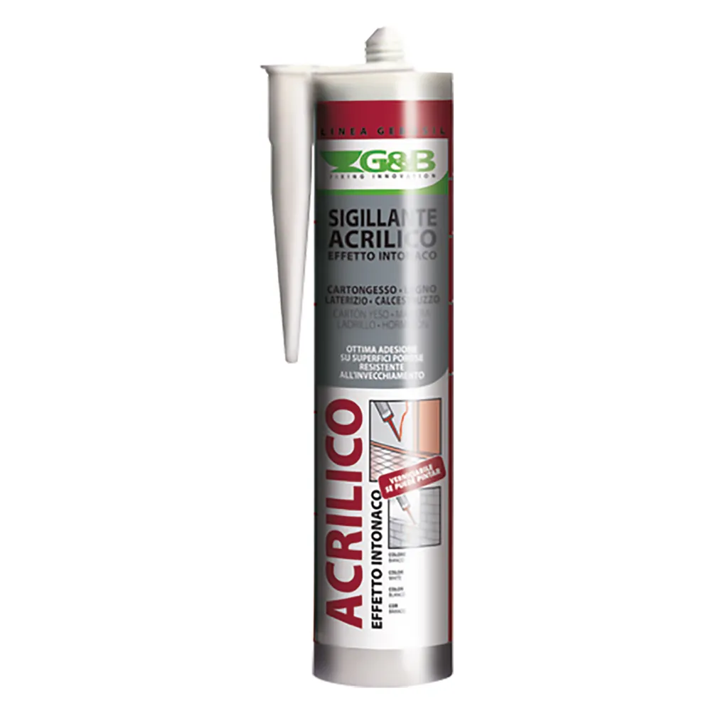 SILICONE ACRILICO EFFETTO RUVIDO 'GEBOSIL' bianco ml 310 SILICONE ACRILICO EFFETTO RUVIDO 'GEBOSIL' bianco ml 310