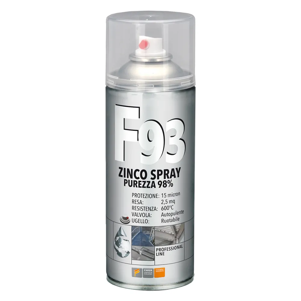 SMALTO SPRAY ZINCO 98% 'F93' ml 400 SMALTO SPRAY ZINCO 98% 'F93' ml 400