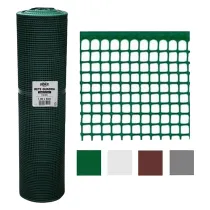 RETE DI PROTEZIONE PER BALCONI 'QUADRANET' mt. 1 x 50 - (maglia 10 x 10 mm) colore marrone
