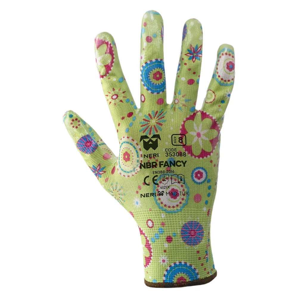 GUANTI POLIESTERE/NBR 'FANCY' Tg. 7 GUANTI POLIESTERE/NBR 'FANCY' Tg. 7