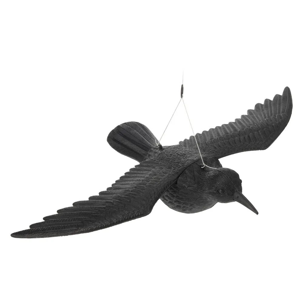 STATUETTA SCACCIA VOLATILI A FORMA ANIMALE Corvo in piedi - cm 35 x 19 x 13 STATUETTA SCACCIA VOLATILI A FORMA ANIMALE Corvo in piedi - cm 35 x 19 x 13