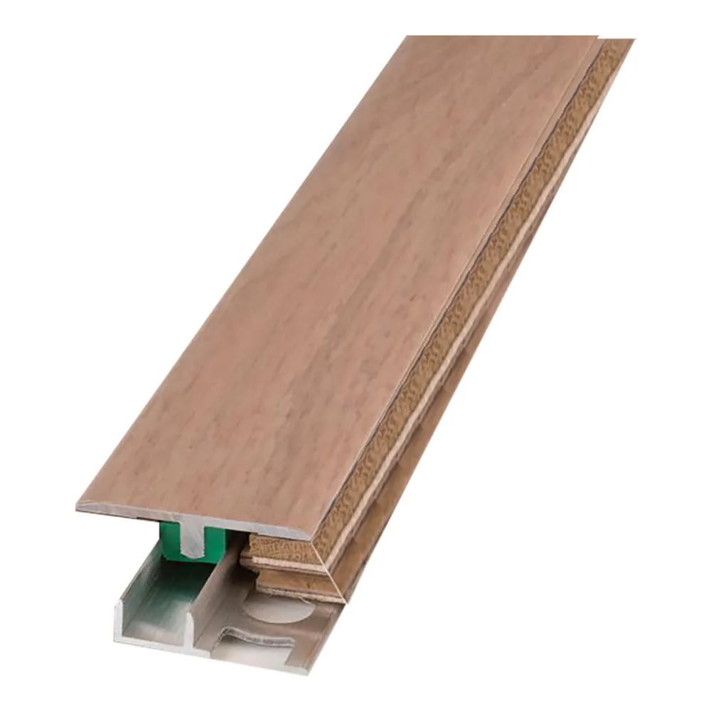 PROFILO PIATTO CON BASE PER LAMINATO E PARQUET 'UN rivestito rovere PROFILO PIATTO CON BASE PER LAMINATO E PARQUET 'UN rivestito rovere