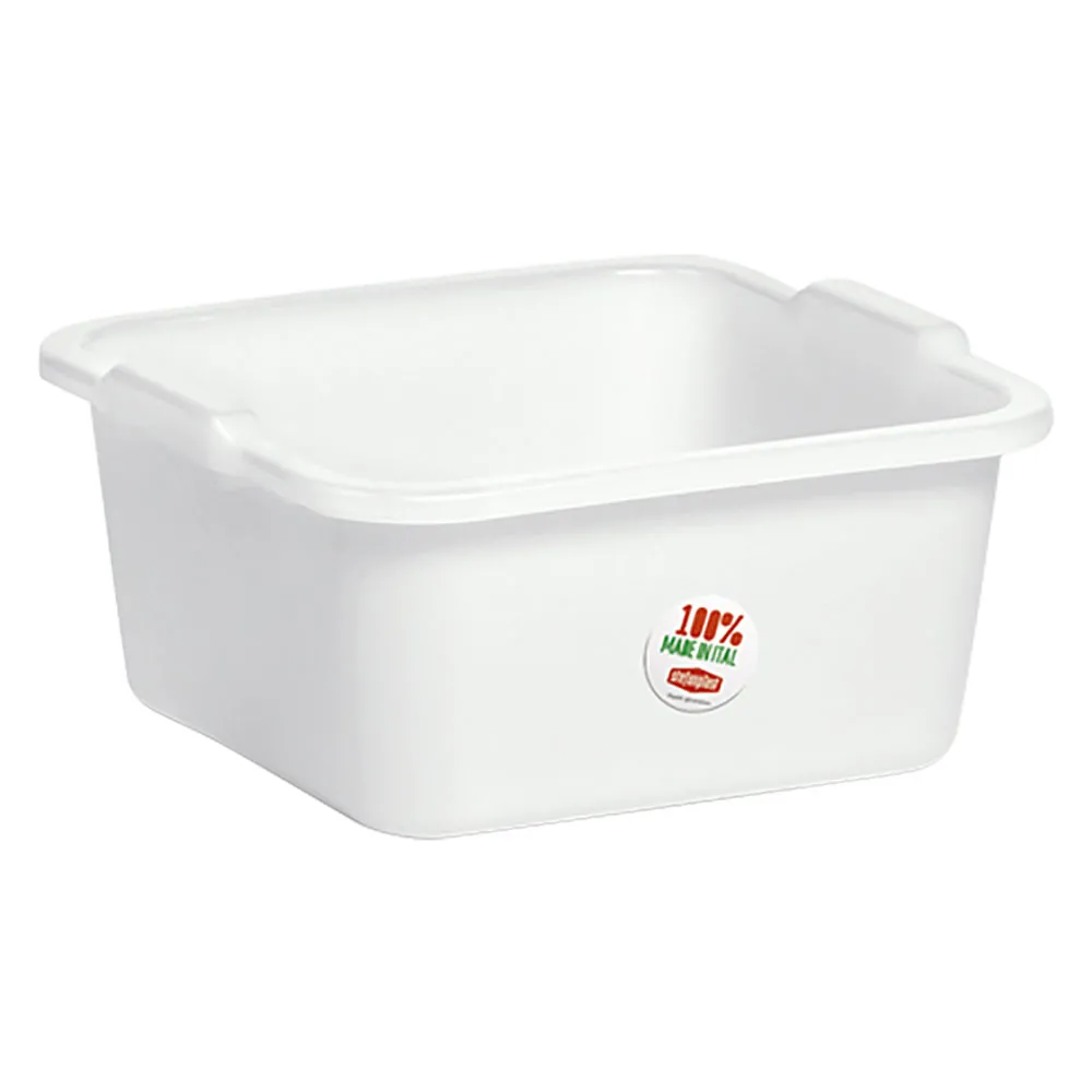 BACINELLA QUADRA 30 x 30 cm - 7 lt neutro BACINELLA QUADRA 30 x 30 cm - 7 lt neutro