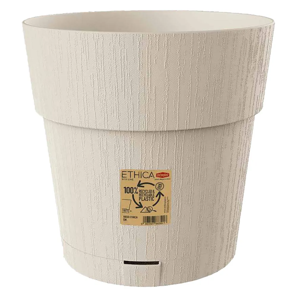 VASO TONDO 'ETHICA' ø 15 x h.15 - grafite VASO TONDO 'ETHICA' ø 15 x h.15 - grafite