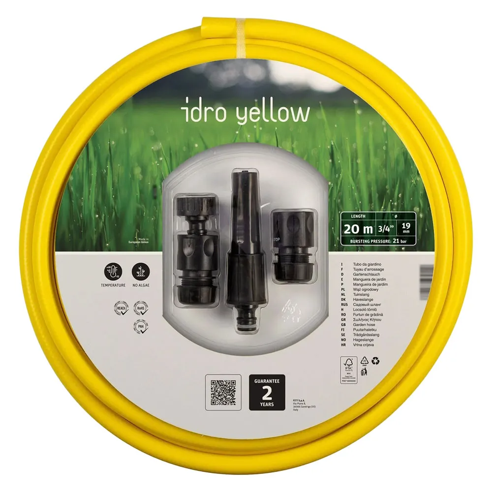 TUBO CON KIT 'IDRO YELLOW' mm 15 x mt 15 - 5/8 TUBO CON KIT 'IDRO YELLOW' mm 15 x mt 15 - 5/8