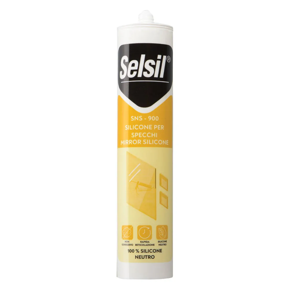 SILICONE NEUTRO PER SPECCHI 'SNS' trasparente ml 310 SILICONE NEUTRO PER SPECCHI 'SNS' trasparente ml 310