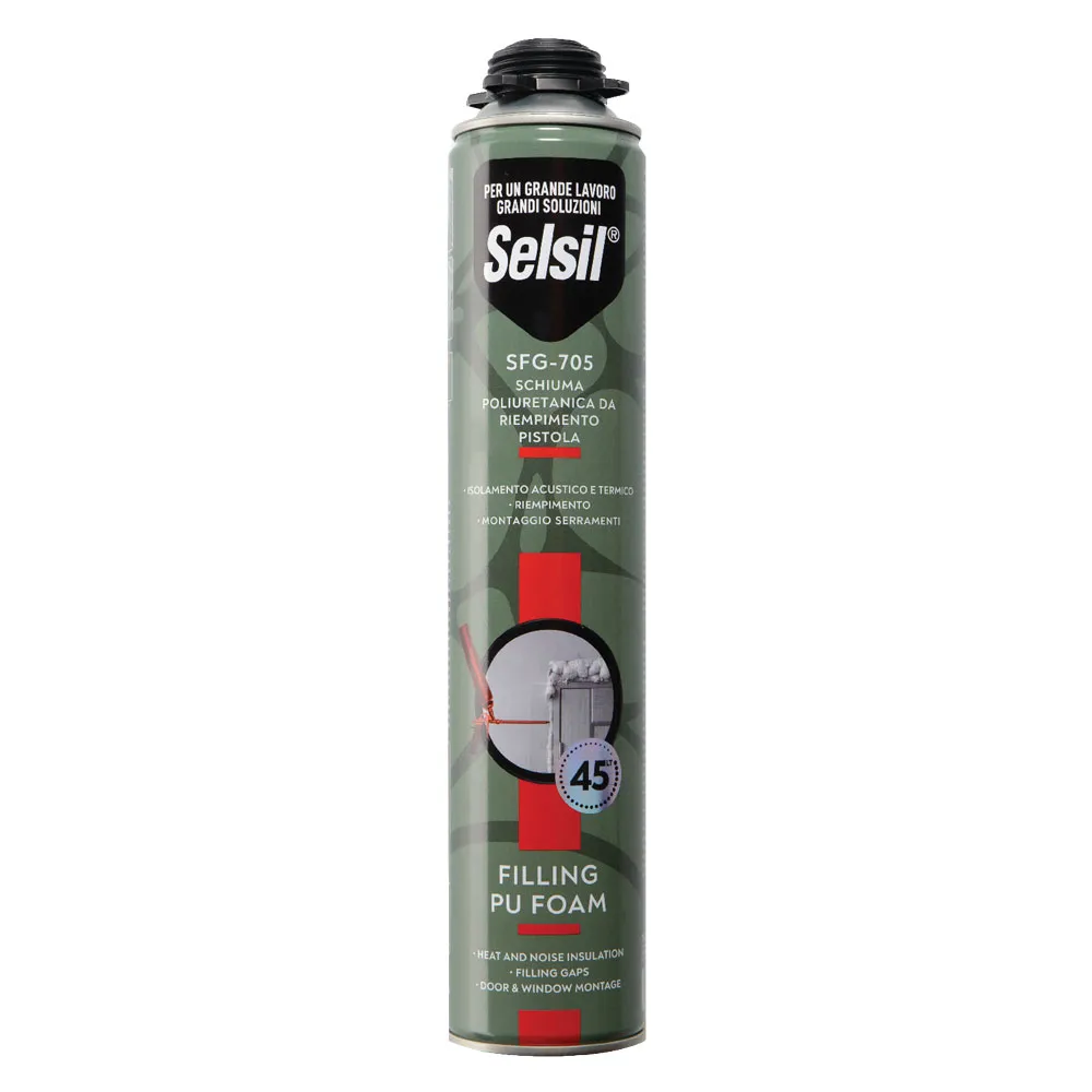 SCHIUMA POLIURETANICA 'SFG-SFM' 'SFM-705' ml 750 - manuale SCHIUMA POLIURETANICA 'SFG-SFM' 'SFM-705' ml 750 - manuale