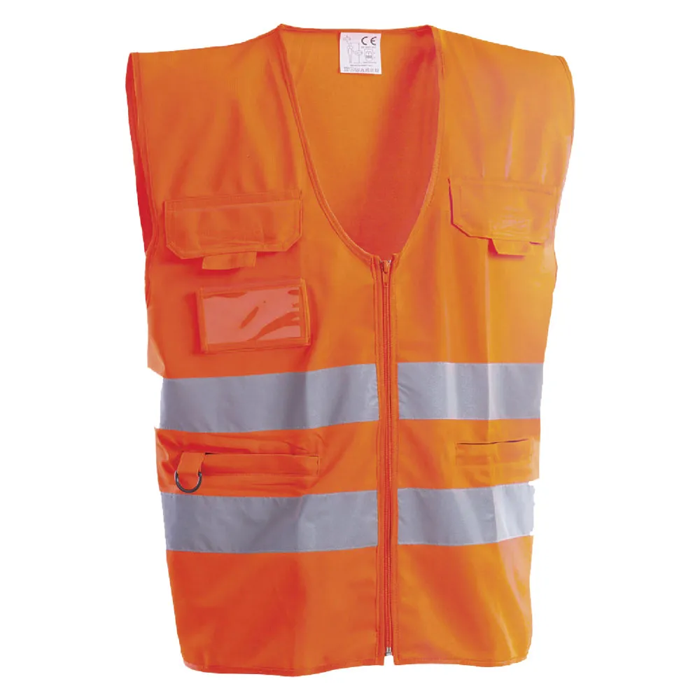 GILET ALTA VISIBILITA' MULTITASCHE 'ROAD' L GILET ALTA VISIBILITA' MULTITASCHE 'ROAD' L