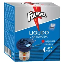 ANTIZANZARE ELETTRICO AD EMANAZIONE 'FULMINE' con 1 ricarica liquida 35 ml