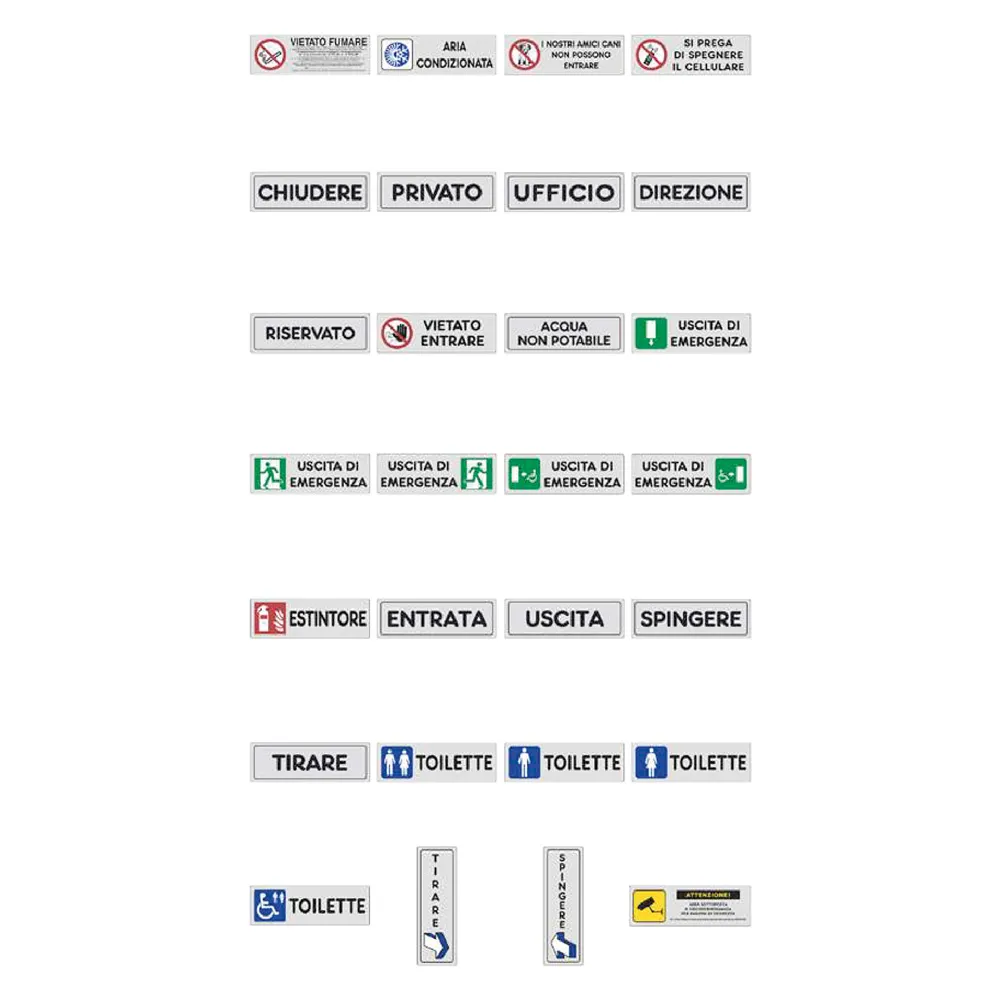 ETICHETTA SEGNALETICA TOLIETTE FRECCIA A SINISTRA ETICHETTA SEGNALETICA TOLIETTE FRECCIA A SINISTRA