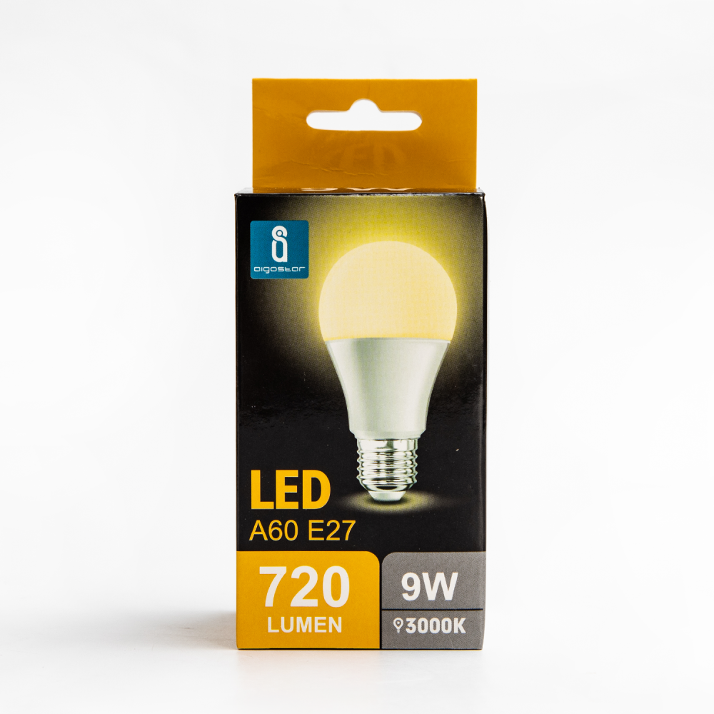 Lampada a led A5 AG0 (9W,E27,3000K)