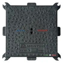 CHIUSINO IN GHISA CLASSE B125 SIGNUM - 60 x 60 - Kg 24