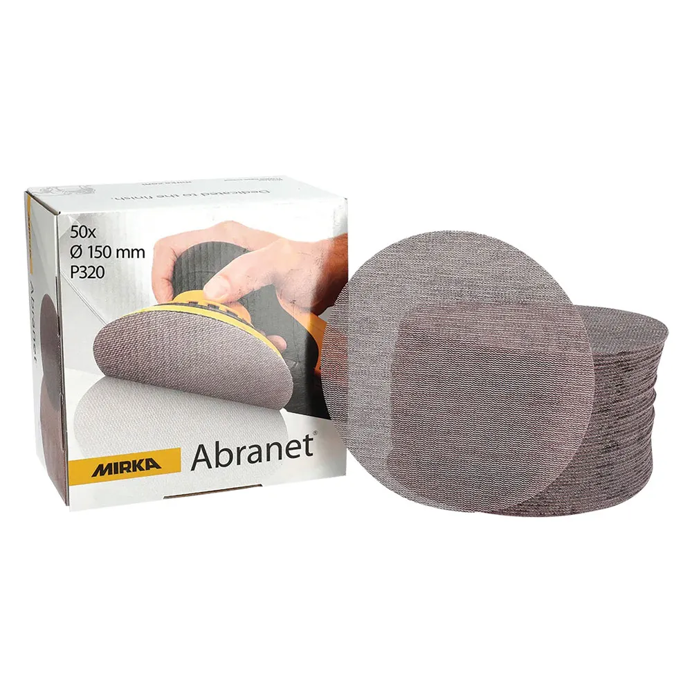 DISCO ABRASIVO CIRCOLARE 'ABRANET' Ø 150 mm - grana 120 DISCO ABRASIVO CIRCOLARE 'ABRANET' Ø 150 mm - grana 120
