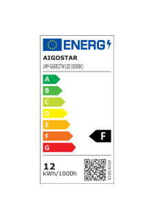 Lampada a led A5 A60 SENSORE (12W E27, 6500 Lumen)